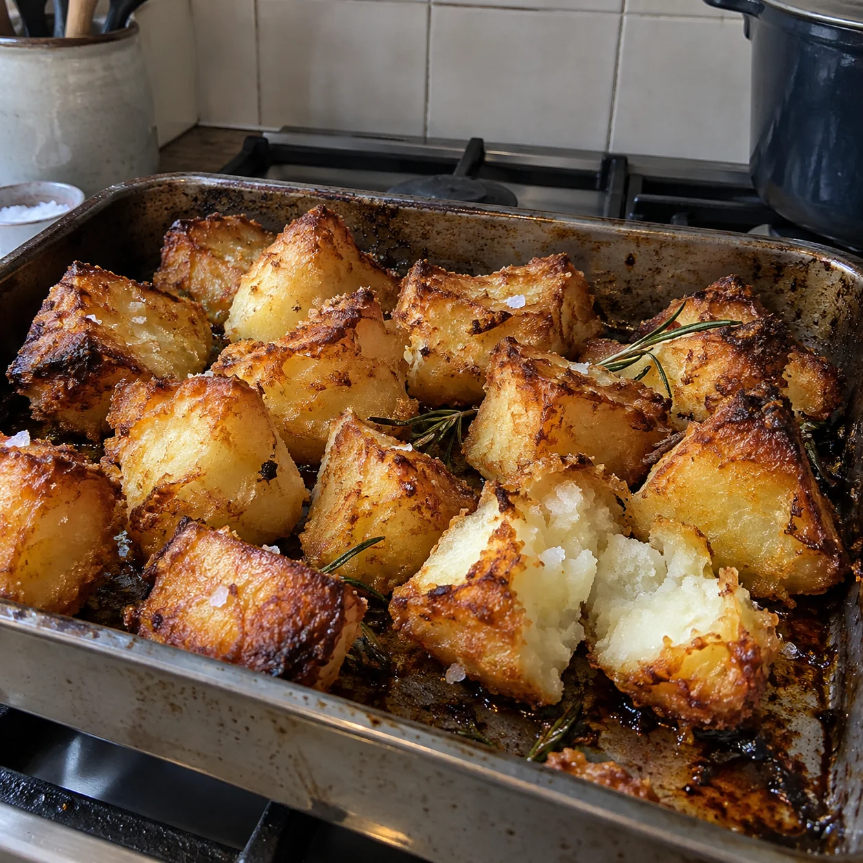 Roast potatoes